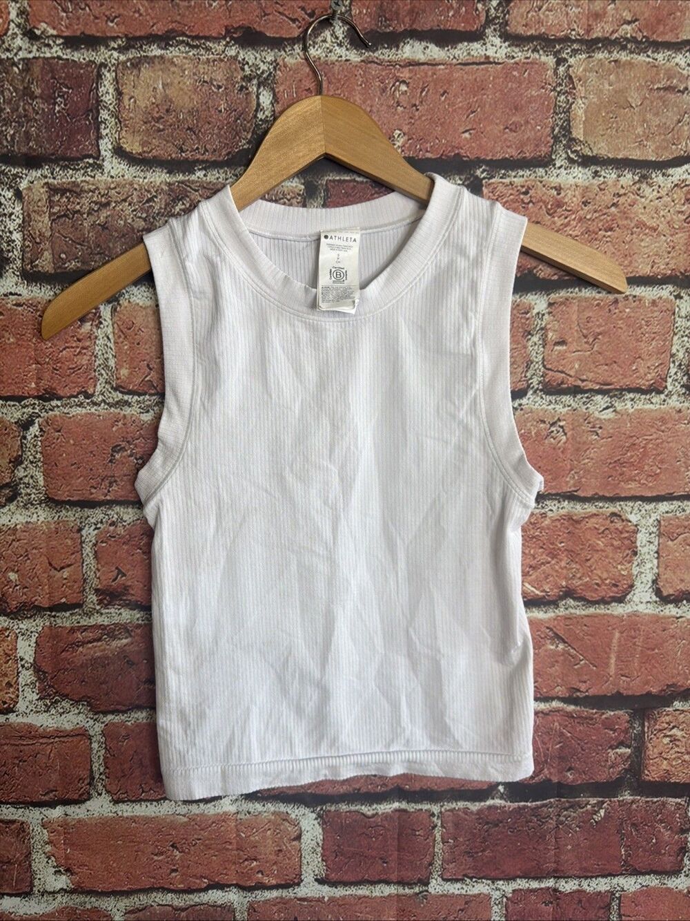 Athleta Renew Seamless Muscle Tank White S Small Women’s